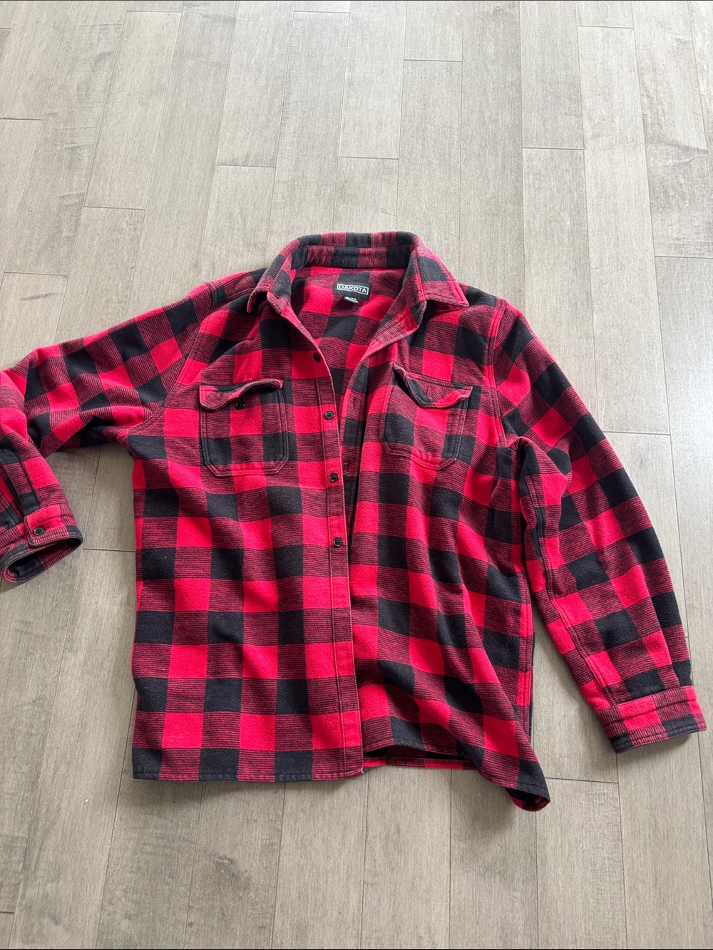 Dakota Men's Red and Black Buffalo Plaid Jacket - 2XL - Picture 7 of 9